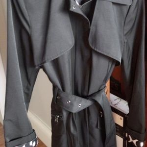 Black trench coat